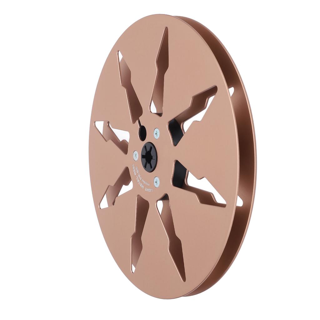 1 4 7 Inch Empty Tape Reel 8 Holes Aluminum Alloy Open Reel Sound Tape Empty Reel for Reel to Reel for ReVox Studer Gold