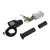 48 60V 350W Electric Bike Brushless Motor Controller 886 LCD Display Panel Kit with Spare Twist Grips