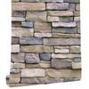 3D Stone Brick Self Adhesive Wallpaper for Furniture-Wall Murals for Living Room Bedroom Wall Background Waterproof Vinyl Wallpaper