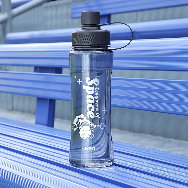 Спортивная бутылка для воды сверхбольшой вместимости, портативный пластиковый стакан для улицы, защита от падений и протечек, чашка для питья прямо из горла, портативный стакан
