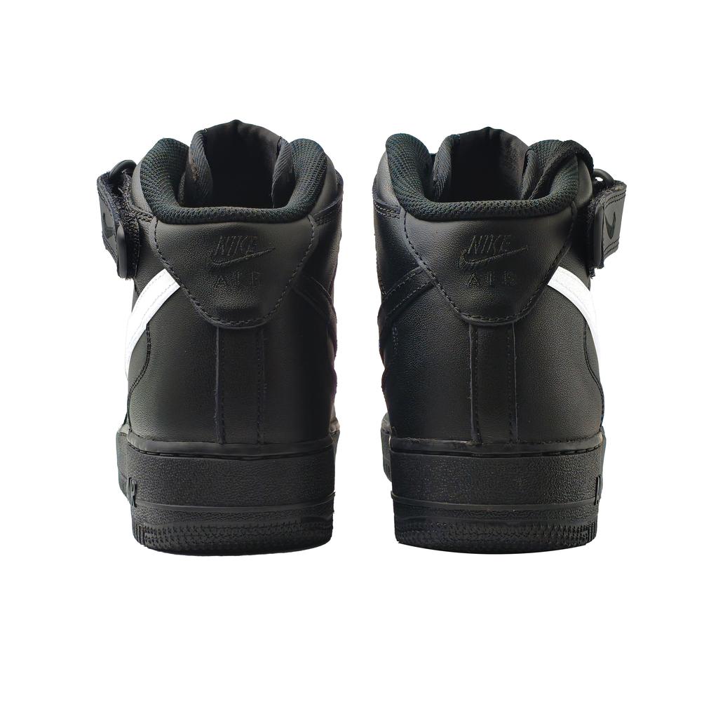 Nike Air Force 1 Abrasion Resistant Breathable Mid top Skateboard Shoes Unisex Black White CW2289-001(Team577-mid)