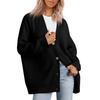 Women's Soft Comfortable V-neck Button Down Cardigan Long Sleeve Knitted Warm Solid Sweater Casual for Lady