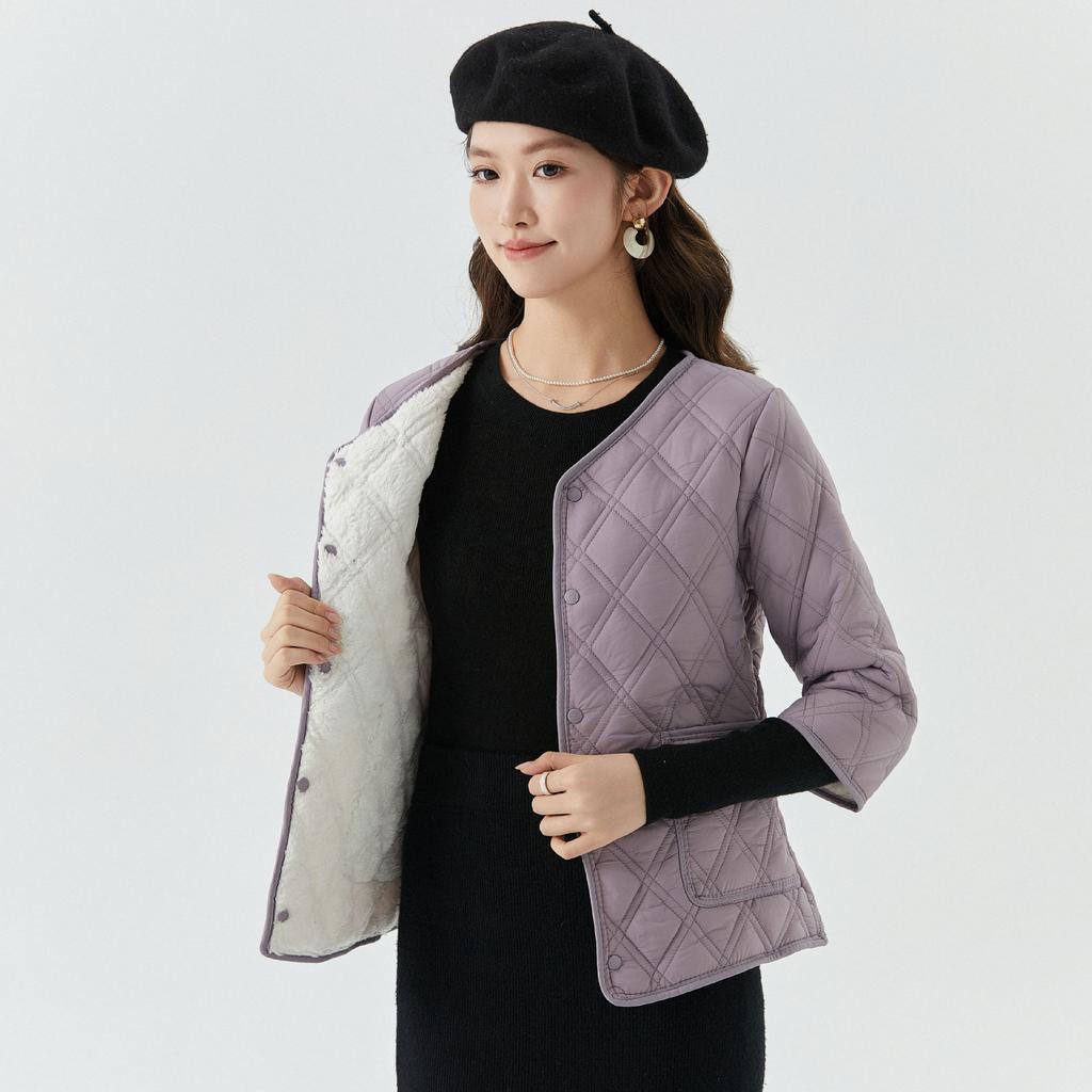 Зимняя домашняя хлопковая одежда женская с рукавом семь минут, утепленная и утолщенная, плюс большая хлопковая куртка, которую может носить мама, внутренняя женская 2409