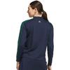adidas Three Stripes Mock Neck Long Sleeve Shirt College Navy J/XL WX566 KG2175