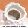 Nordic Resin Vase Flower Fairy Angel Human Head Abstract Half Body  Arrangement Human Face Modern Home Interior Decoration