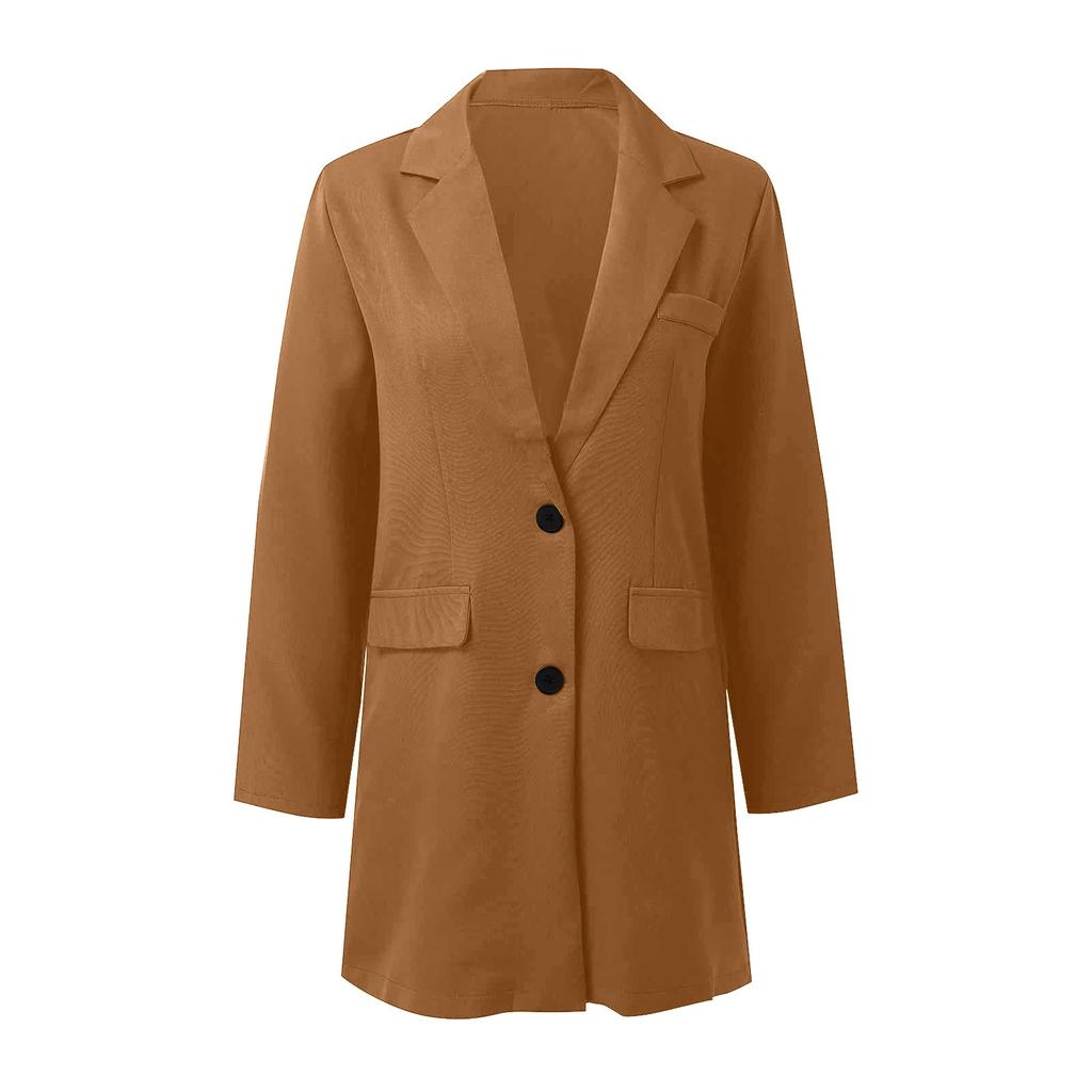 Женская мода повседневное свободное среднее длиннобортное однотонное шерстяное пальто
