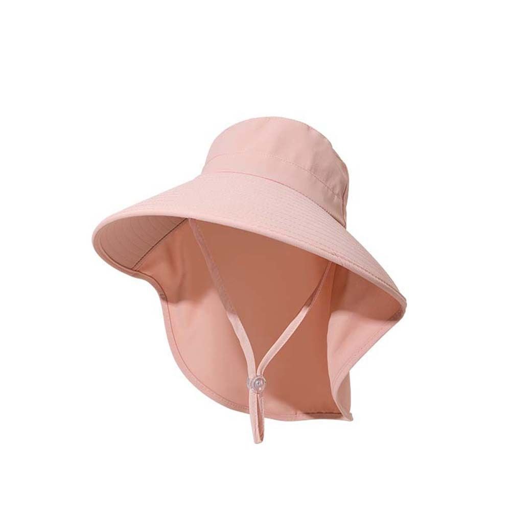 Hiking Hats Wide Brim Bucket Hat Long Wide Brim Hat with Neck Cover Panama Fishing Cap Travel