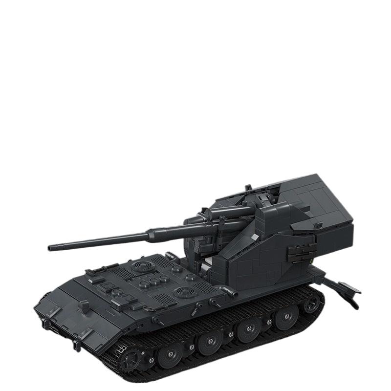 12GO Военный Серия Танков WW2 E-100 Набор Строительных Блоков WAFFENTRAGER PANZER Модель Танка DIY Кирпичи Игрушка для Детей Мальчиков Взрослых Подарки