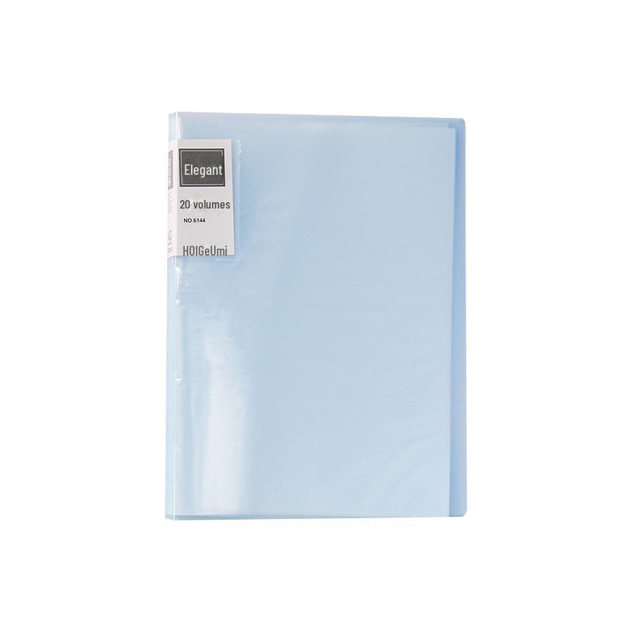 Прозрачная многослойная папка-буклет формата А4 с карманами для вкладышей