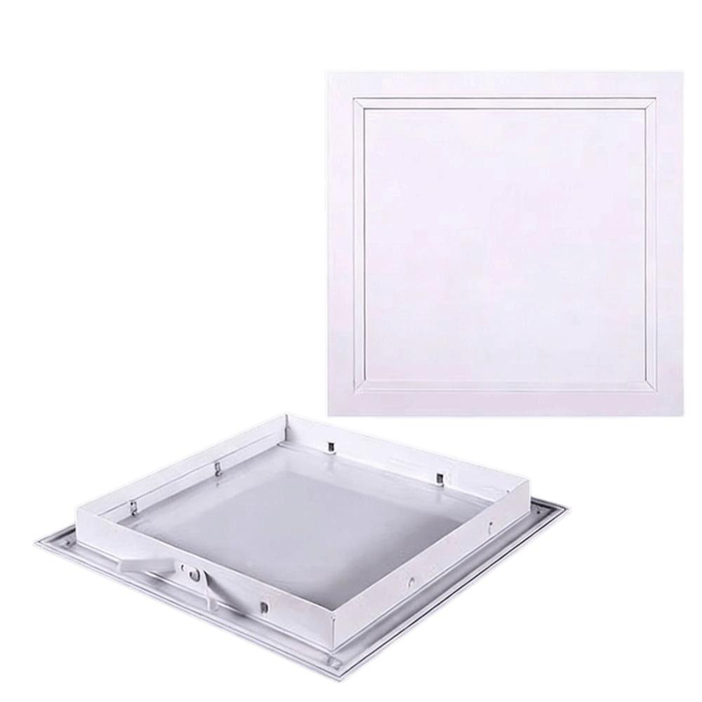 Durable Aluminum Alloy Access Panel White Snap-on Type Inspection Door Anti-corrosion Removable Wall Access Hatch Cover