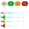 Насадки для мойки высокого давления 4500 фунтов на кв. дюйм, быстроразъемные распылительные насадки, струйный распылитель для соединения 1/4 дюйма, многоугольный соединительный инструмент для насадок