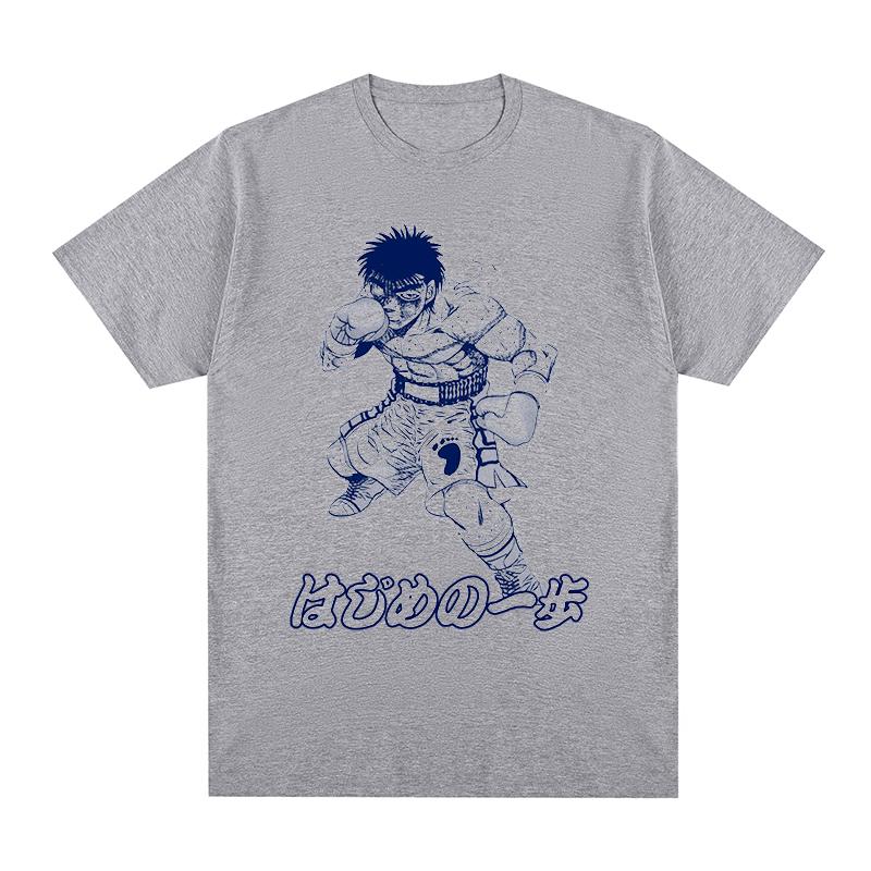 Hajime No Ippo Makunouchi Ippo T-shirt Vintage 90s Summer Fashion Cotton Men New TEE TSHIRT Womens Tops