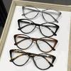 4PCS Cat Eye Anti Radiation Glasses for Women Fashion Clear Eyeglasses Eye Protection