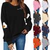 Women's Sweatshirt Long Sleeve  Casual Comfort Loose Lightweight Women's Sweatshirt