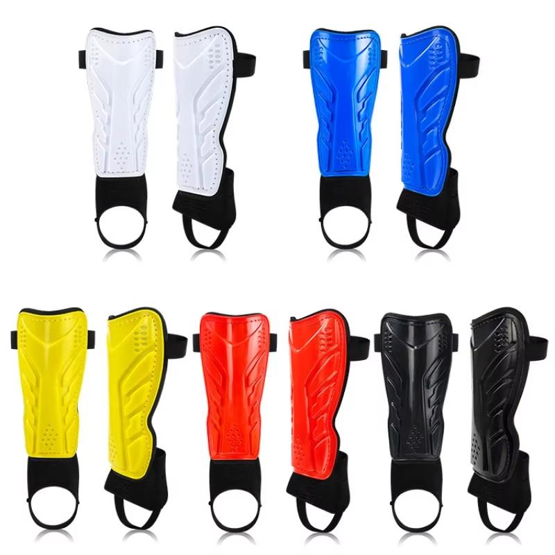 Professional Custom Sports Protective Gear Durable PU Shin Guards for Adults Children Cross-Border Football Ankle/Calf Shin