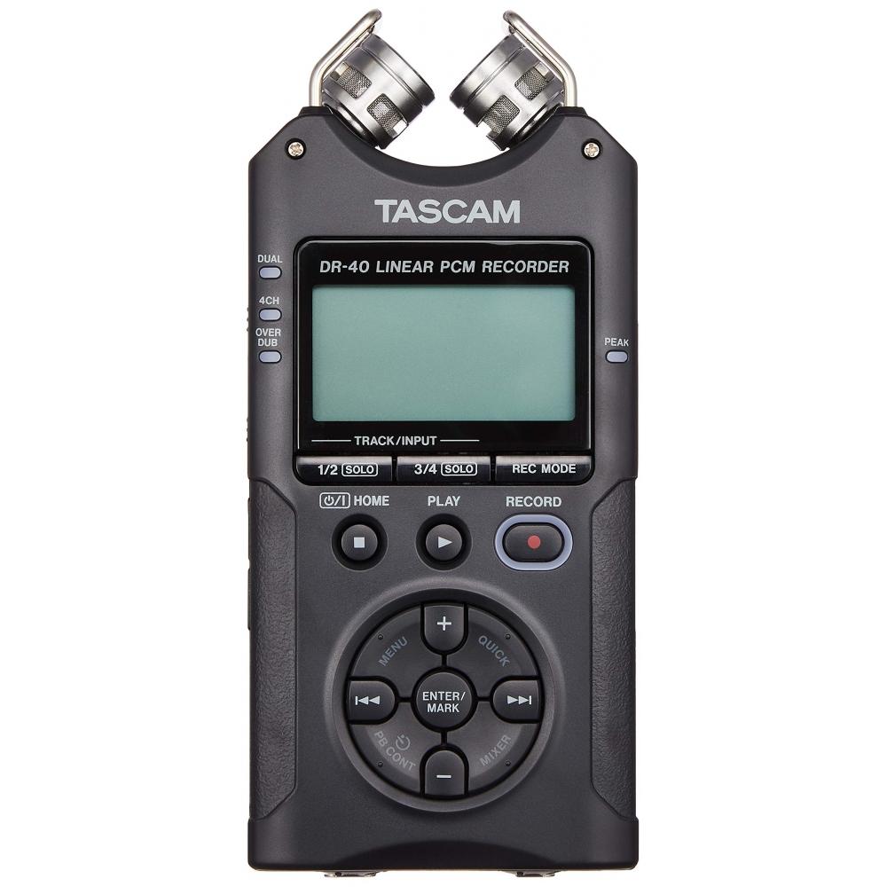 TASCAM DR-40 VER2-J 4ch Linear PCM Recorder 24bit96kHz High Resolution Handy Recorder Youtube ASMR Music Wild Bird Railway Recording