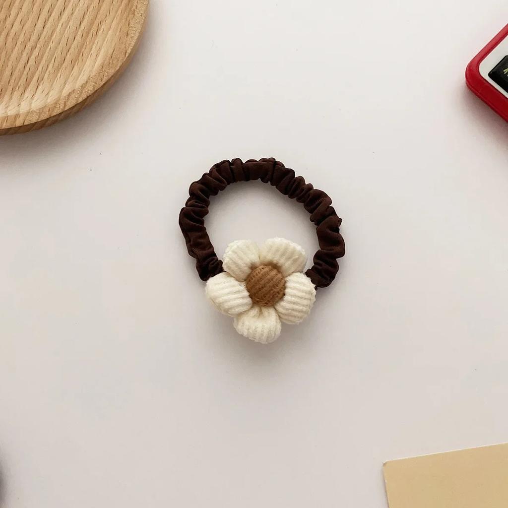 1 шт. кофейного цвета с бантом, эластичные ленты для волос, детские веревки для волос, кольца, завязки, головные уборы, аксессуары для волос для девочек и детей
