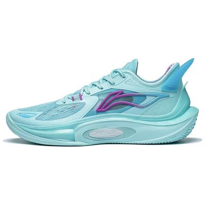 Li Ning SONIC 11 V2 Удобная амортизация Нескользящие Низкие Баскетбольные Кроссовки Мужские Островной Синий ABAT045-3