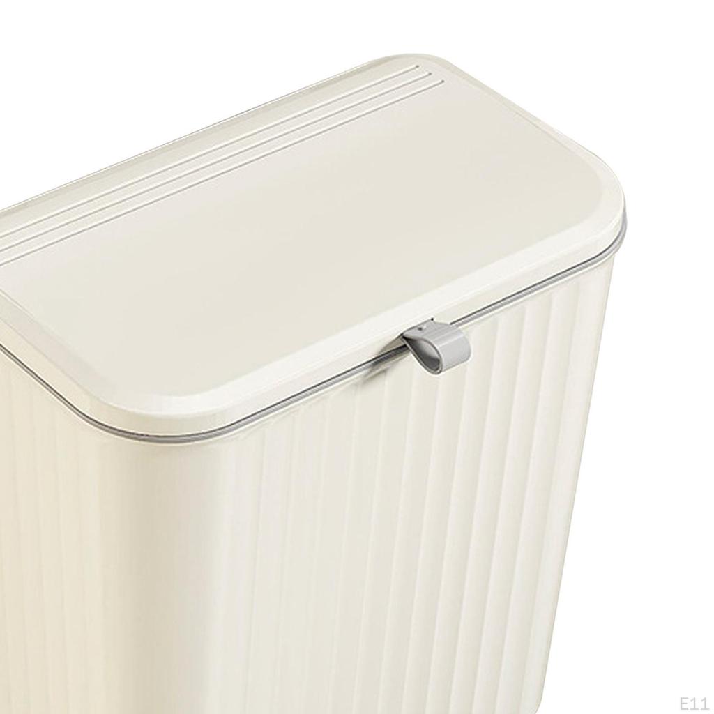 Компактное кухонное мусорное ведро с надежной крышкой для дома и офиса