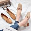 Women's Ballet Flats Shoes Soft Leather Women's Shallow Slip-on Loafers Bow-knot Casual Flat Shoes for Women Zapatos Mujer