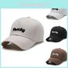 Fashionable Cotton Baseball Cap Featuring Cool Letter Embroidery For Street Style