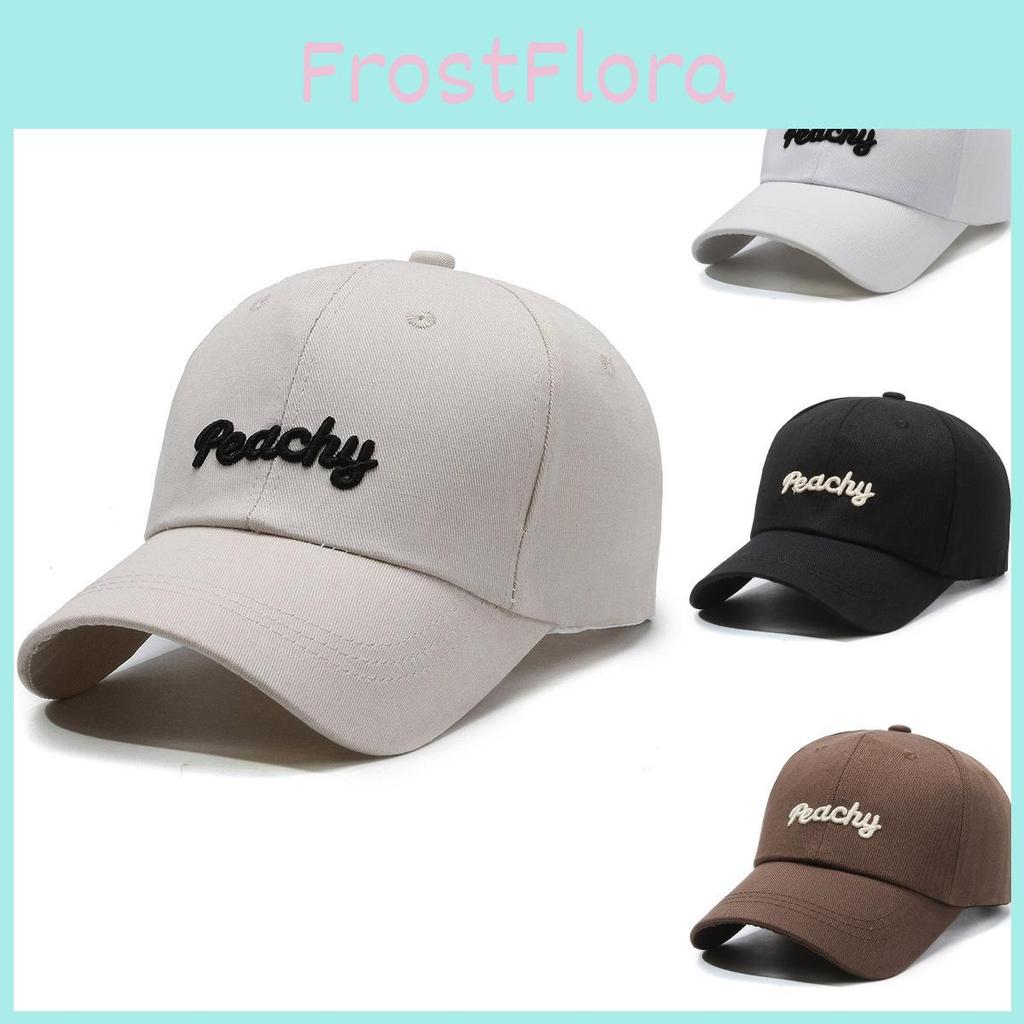 Fashionable Cotton Baseball Cap Featuring Cool Letter Embroidery For Street Style