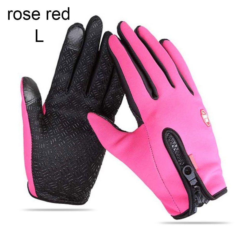 Cycling Windproof Skiing Thermal Touch Screen Mitten Anti-slip Warm Gloves Sports Gloves