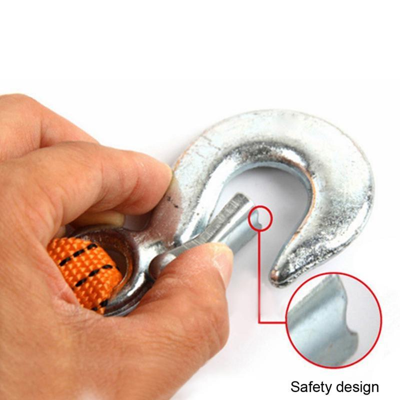 Универсальный автомобильный буксирный ремень 3М для тяжелых условий эксплуатации, буксирный трос для прицепа, высокая прочность с предохранительными крюками