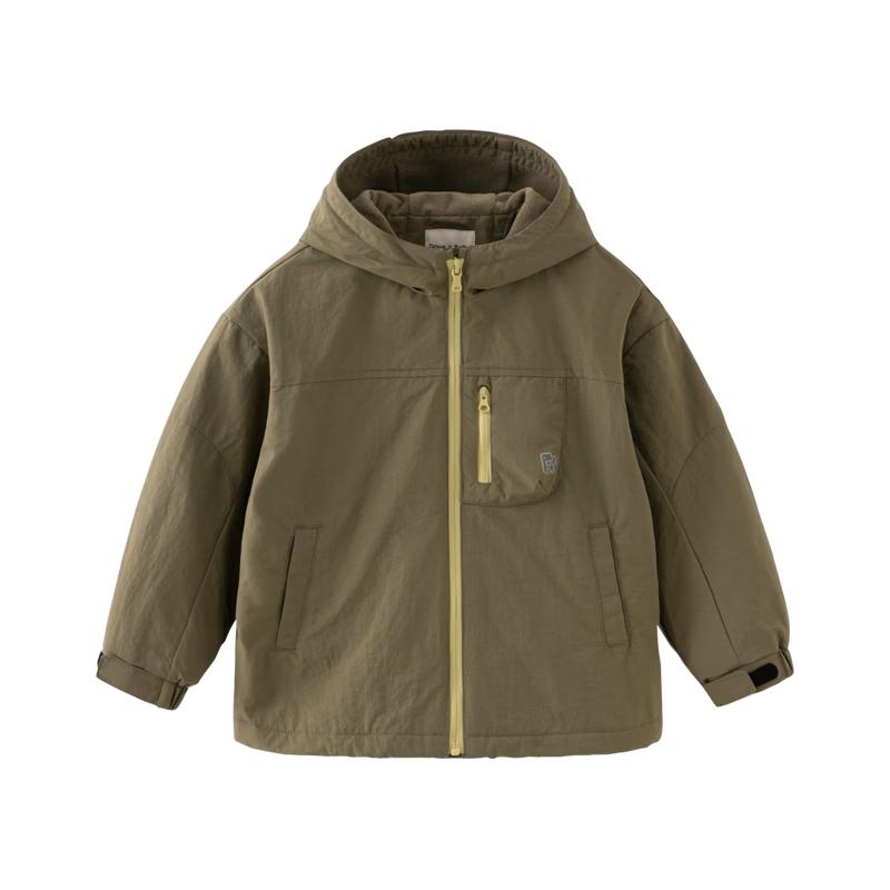 DAVE & BELLA Boys' Hooded Waterproof Outdoor Jacket