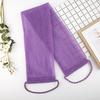 Bath Towel Soft Tough Material Long Drawstring Design Dense Mesh Home Bathroom Back Scrubbing Towel Shower Accessory