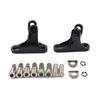 Rear Foot Pegs Passenger Mini Mount Kit Aluminum Black for Harley Touring Models 1993+