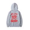 Unisex Hooded Sweatshirt With Print Design Loose Fit Long Sleeve Casual Pullover Fall