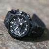 Casio Серия PRO TREK - Двойной дисплей с диском - Для активного отдыха и альпинизма - На солнечных батареях - Ударопрочные и водонепроницаемые - Спортивные смарт-часы - Кварцевый механизм - PRW-6100Y-1BPR