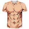 Мужская футболка Zleufirty с тату-принтом 3D, с коротким рукавом, смешная, мачо, уличный стиль, одежда для весны, лета, осени