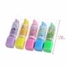 Office Supplies Children Gift Fruit Eraser Lipstick  Eraser Stationery Rotary Rubber Eraser