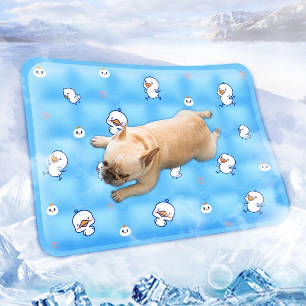 Collapsible Dog Cooling Mat Rectangle Cat Pad Mattress Pet Accessories Dog Cooling Gel Bed  Summer