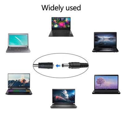 Кабель-адаптер USB C на DC5521 5.5x2 100 Вт с 10 соединительными наконечниками для зарядки электронных устройств, 200 см