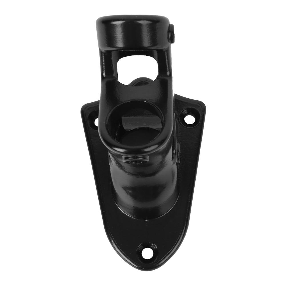 Кронштейн для крепления флагштока из нержавеющей стали, опорное основание, аксессуар для флагов, черный