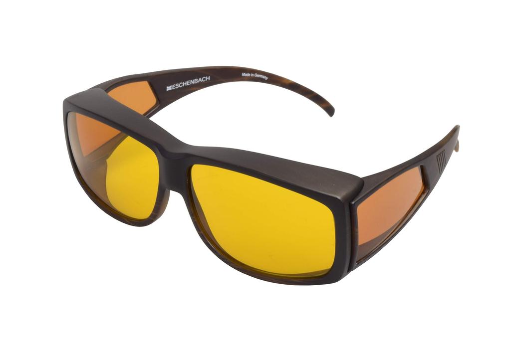Солнцезащитные очки ESCHENBACH Wellness Protect Yellow, закрывающие глаза, маленькие, линзы, 1663-815
