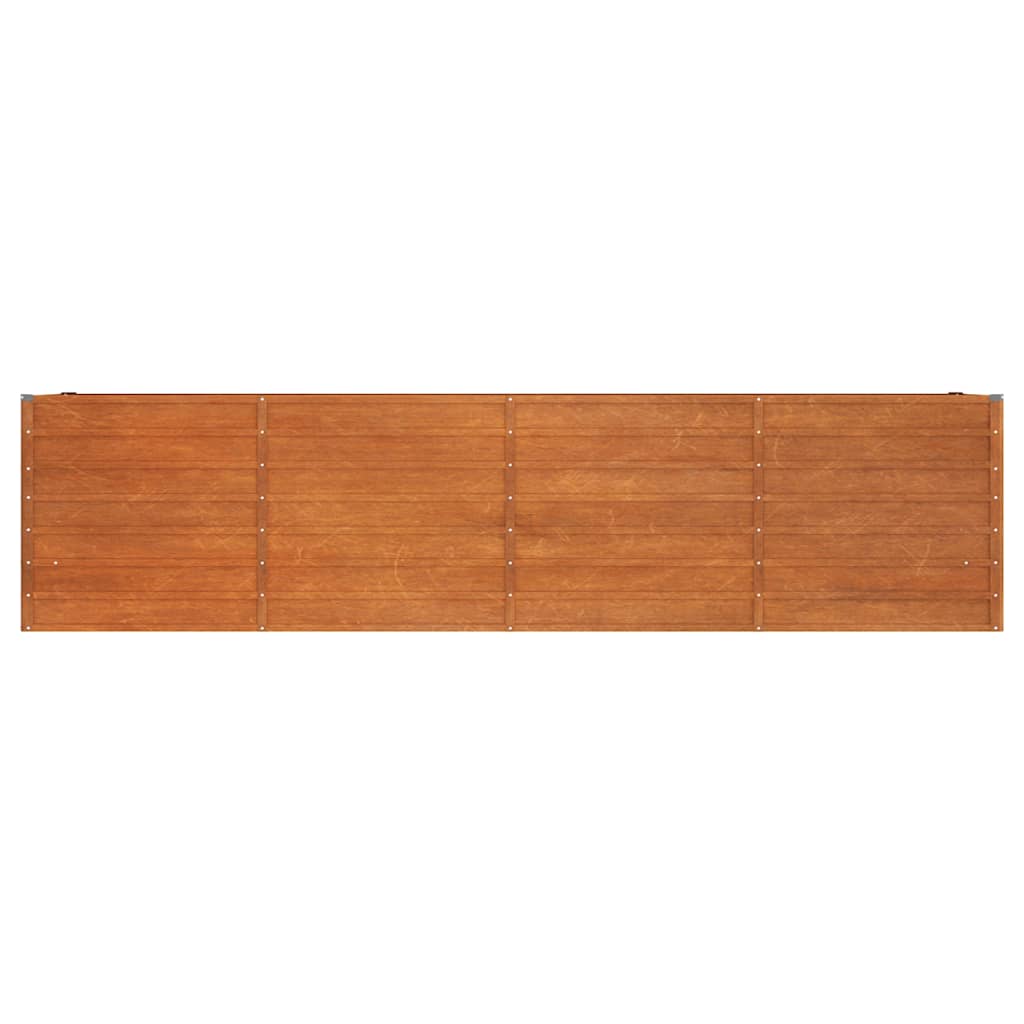 Vidaxl Podwyższona Donica, Rdzawa, 320X40X77 Cm, Stal Kortenowska