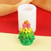 DIY Candle Mould Silicone Soap Mold Gypsum Christmas Tree Candle Mold  Candle Making