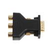 Vga Rca Adapter 3Rca Video Female To Hd 15 Pin Vga Converter Component Adapter