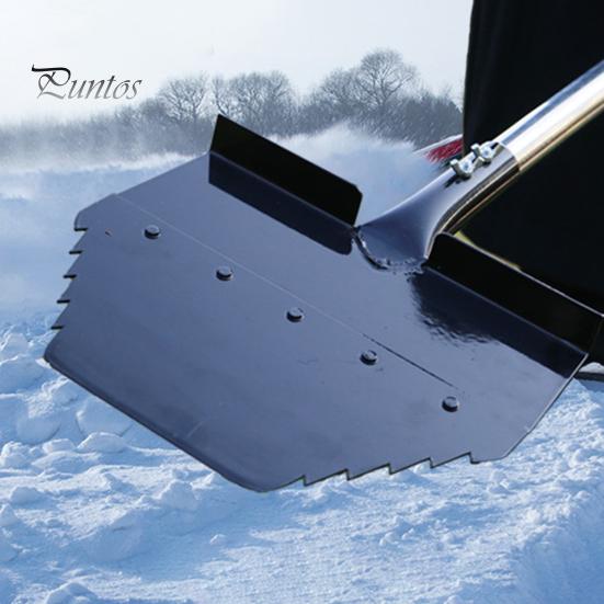 Скребок для льда на подъездной дорожке, плоская лопата со съемной длинной ручкой, прочная лопата для уборки, удаление сорняков для сада, тротуара, пола, льда, снега