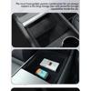 For Tesla Model 3/Y Juniper 2025+ Center Console Organizer Tray Armrest Cubby Drawer Flocking Model Y Storage Box Accessorie