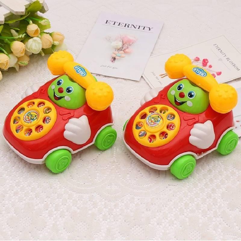 Игрушечный автомобиль Модель телефона со звонком Мини-веревочка Мультяшный Образовательный Детский