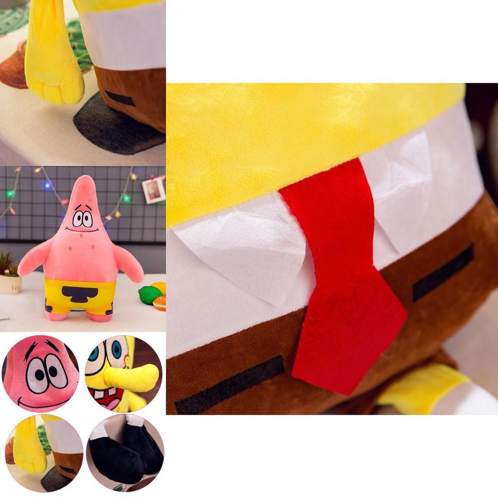 Spongebob Patrick Star Plush Toy Soft Stuffed Doll Cute Cushion Kids Girls Gift