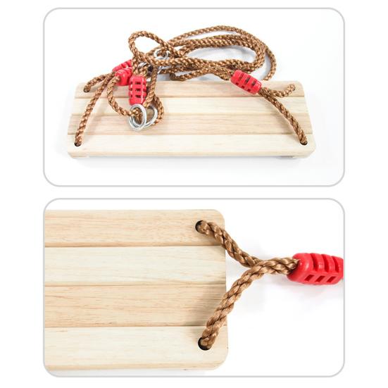 Деревянные качели для взрослых и детей, уличные пасторальные качели с регулируемым тросом 100 кг