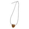 Adjustable Heart Pendant Necklace Colorful Heart Pendant Necklace Fashionable Choker Neck Adornment for Parties
