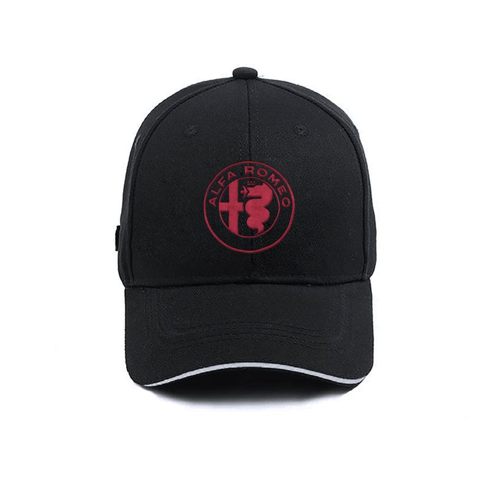 rmwzd4 1pc Car Logo Embroidery Baseball Caps Women Men Snapback Cap Female Male Visors Sun Hat Unisex For Alfa Romeo 159 Auto Styling