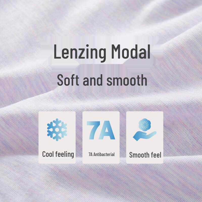 Sanqiang Women's Modal Mid-Waist Breathable Briefs (3-Pack)